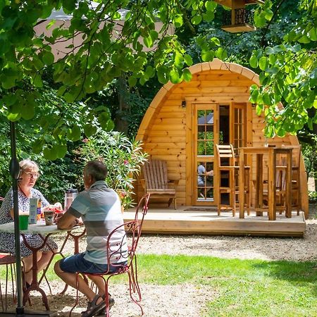 Cabane En Bois Avec Bain Nordique Asnieres-sur-Vegre ภายนอก รูปภาพ